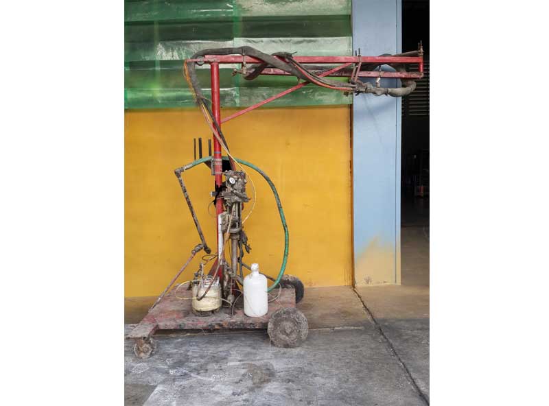 เครื่องพ่นไฟเบอร์กลาสมือสอง